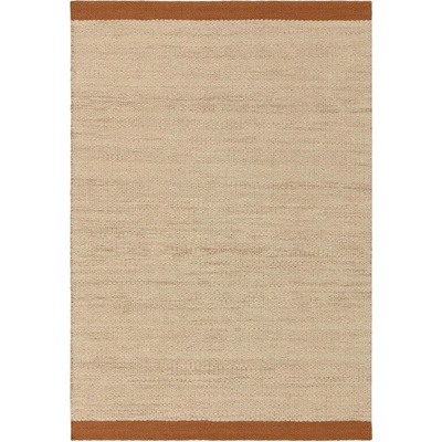 Asiatic Carpets Кремав/теракотен ръчно изработен вълнен килим 200x290 cm Lima Rust - Asiatic Carpets (LIMA200290RUST)