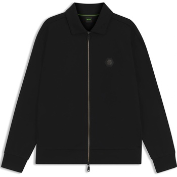 Boss Риза с дълъг ръкав Boss Men's BOSS Long Sleeve Overshirt - Black