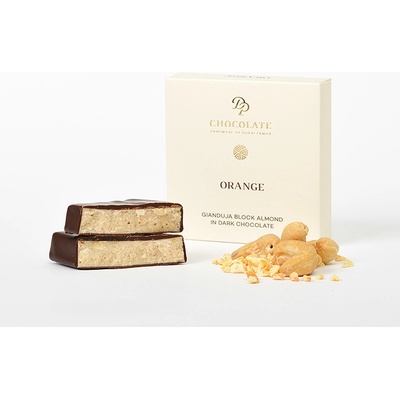 DP chocolate Gianduja Block Almond Orange 30 g