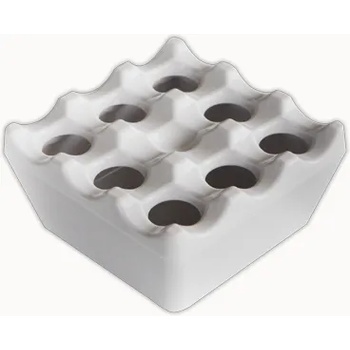 Horecano HORECANO-Меламинов пепелник квадрат 9x9cm БЯЛ (345) (0151454)