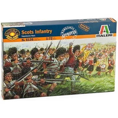 Italeri Model Kit figurky 6136 SCOTTISH INFANTRY NAP.WARS 33-6136 1:72