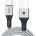Quick Media USB Cable Quick USB-A - USB-C 1.5 m Gray (4752168141298)