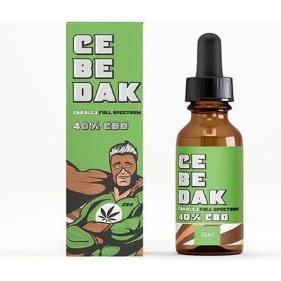 CEBEDAK CBD olej full spectrum 40% 4000mg 10 ml 10 ks