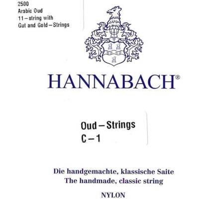 Hannabach C6, F5, A4, D3, G2, C1