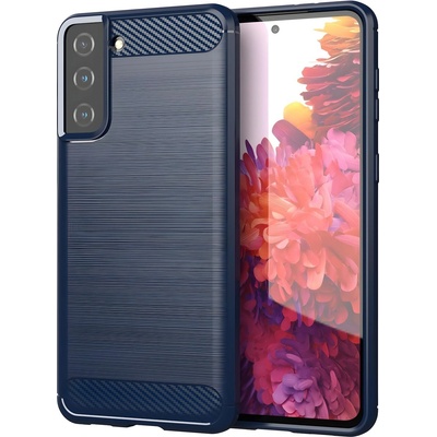 Samsung Carbon Shield TPU калъф за Samsung Galaxy S21 Plus 5G - Син KP22068