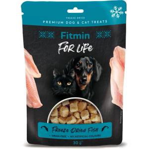 Dibaq Fitmin For Life Лакомства от замразена риба за кучета и котки 10 бр
