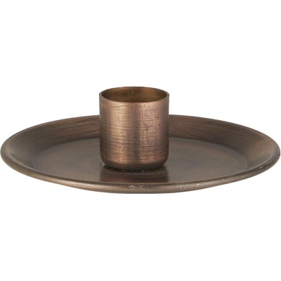 IB LAURSEN Kovový svietnik na sviečku 2,2 cm Bronze