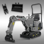 JANSEN Мини багер Jansen MB-800/ 9.5 к. с (1517070)