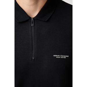 Giorgio Armani тениска с яка мъжка от памук с еластан (XM003422.AF26650) - answear - 164,27 лв