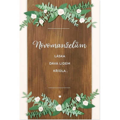 Albi Luxusní svatební přání - Láska dává křídla