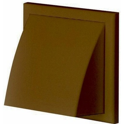 VENTS vývod s digestorom s klapkou 154 x 86 mm 100 mm hnedý