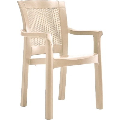 Mira-N Стол novussi с подлакътник roma rattan КАПУЧИНО (0142331)