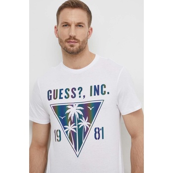 Guess Памучна тениска Guess IRIDESCENT в бяло с принт M4GI47 K9RM1 (M4GI47.K9RM1)