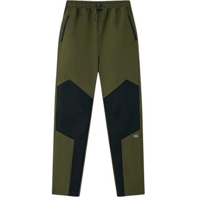 Wolf Chlapecké SOFTSHELLOVÉ KALHOTY ZATEPLENÉ khaki