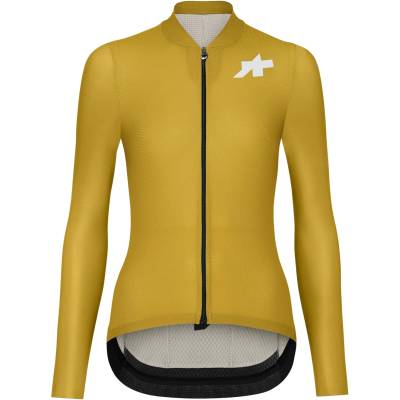ASSOS Дамска фланелка с дълъг ръкав за колоездене ASSOS Women's Uma GT L/S Jersey S11 Evo Cycling jersey - Golden Yellow (156-2813-0215)