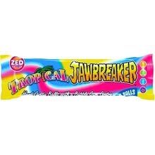 ZED Candy Jawbreaker bonbony se žvýkačkou s příchutí tropického ovoce 33 g