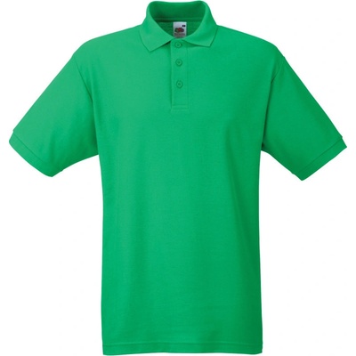 Fruit of the Loom polokošile 65/35 Pique Polo krátký rukáv COT16340200101-kelly gree