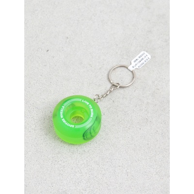 Prívesok na kľúče Spitfire Wheel Keychain transparent green
