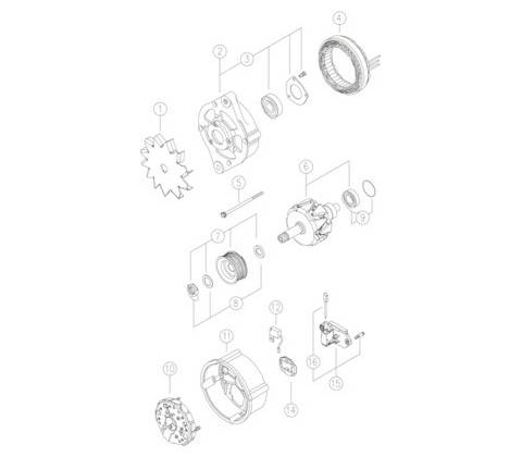 MAHLE generátor MG24