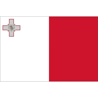 Malta vlajka - 150 x 225 cm - tunel, karabína
