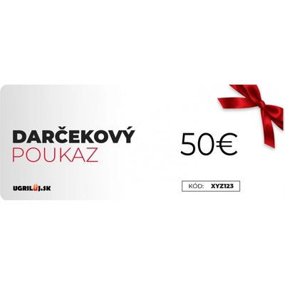 Darčekový poukaz v hodnote 50€