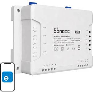 SONOFF Смарт ключ Wi-Fi Sonoff 4CHR3, 4-канален (M0802010003)