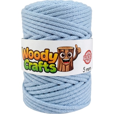 Woody Crafts Woody PREMIUM 5 mm (100m) - Nebeská modrá (Sky blue)