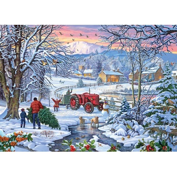 Gibsons - Puzzle Bringing Home the Tree - 1 000 piese