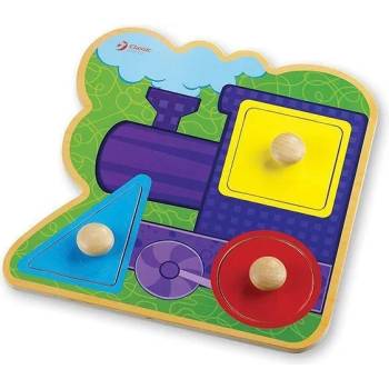 Classic World Дървен пъзел - влакче (2068)