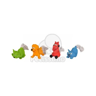 Flamingo играчка от латекс, животни с въже 1 бр