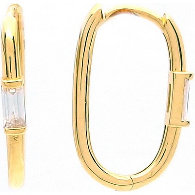 Šperk Holíč zlaté náušnice kamienkové ZN288