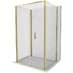 Mexen Exo-F 3S трикона душ кабина 85 x 80 см, прозрачна, златна - 816-085-080-50-00-3S (816-085-080-50-00-3S)