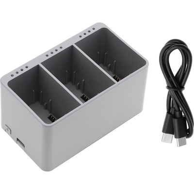 Cameron Sino Зарядно за 3 батерии за DJI Mini 3, Mini 3 Pro, Mini 4, Mini 4 Pro, алтернативно (DF-DJM300TH)