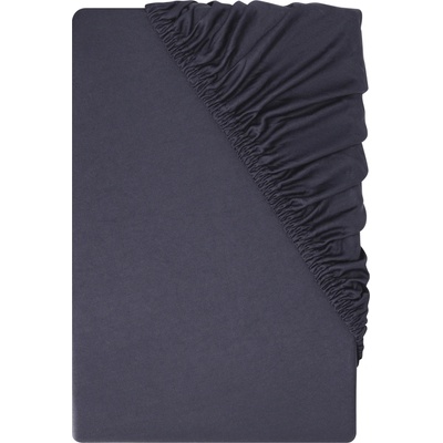 LIVARNO Žerzejové napínací prostěradlo tmavě modré 140-160x200 – Zboží Dáma