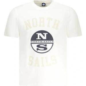 North sails Тениска с къс ръкав за мъже north sails, Размер l, Цвят Бял (996021000_bi0101)