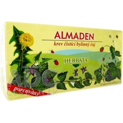 Herbata ALMADEN bylinný čaj krev čistící 20 x 1 g