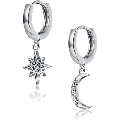 Elanis Jewel Stříbrné náušnice Night Sky s kubickými zirkony EJ00572