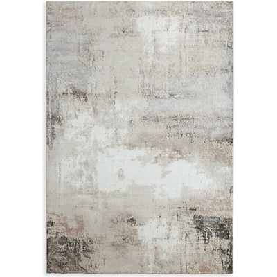 Takoy Koberec 160x230 cm svetlosivý, biely zdobený abstraktným vzorom ASIA 4-HF-490184 | 160 x 230 cm