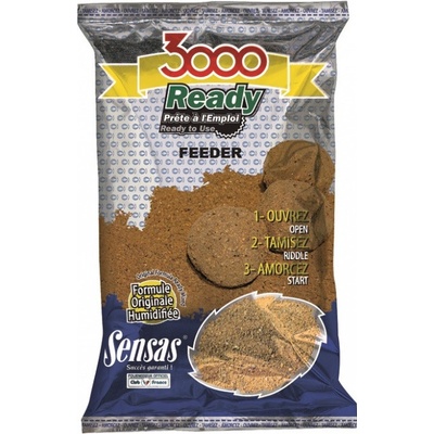 Sensas Kŕmenie 3000 Ready 1,25kg Feeder