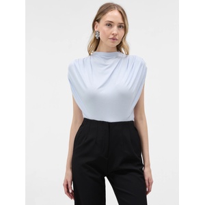 Orsay Светлосиня дамска тениска със столче яка ORSAY Orsay | Sin | ЖЕНИ | XS - zoot - 44,96 лв
