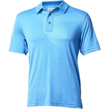 Backtee Mens Big Tee Melange Polo Malibu blue