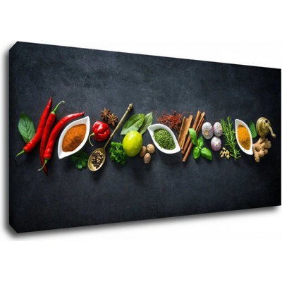 Impresi Obraz Druhy korenie - 90 x 40 cm