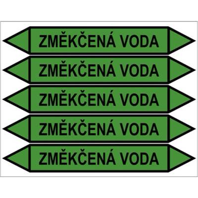 Značení potrubí, změkčená voda PZG 008709