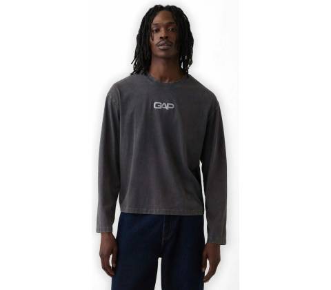 Gap Crop s logom čierne