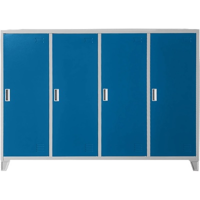 Carmen Метален шкаф Carmen CR-1605-4 JZ - Сив / син (3580180_1)
