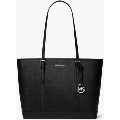 Michael Kors kabelka z lícové přírodní kůže černá