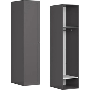 BRW Гардероб flex - 50*66*218 - графит (f57-szafa_zestaw_87-gf)