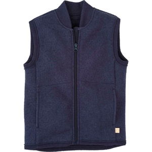 disana Детски вълнен елек disana Kid's Milled Wool Vest Merino vest - Indigo - размер 110/116 (EU) (703-5112-0714)