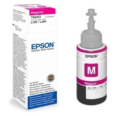 Epson T6643 Оригинално мастило (магента)