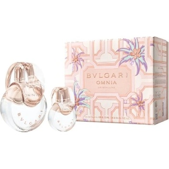 Bvlgari Omnia Crystalline Подаръчен комплект, Eau de toilette 100ml + Eau de toilette 15ml, Жени